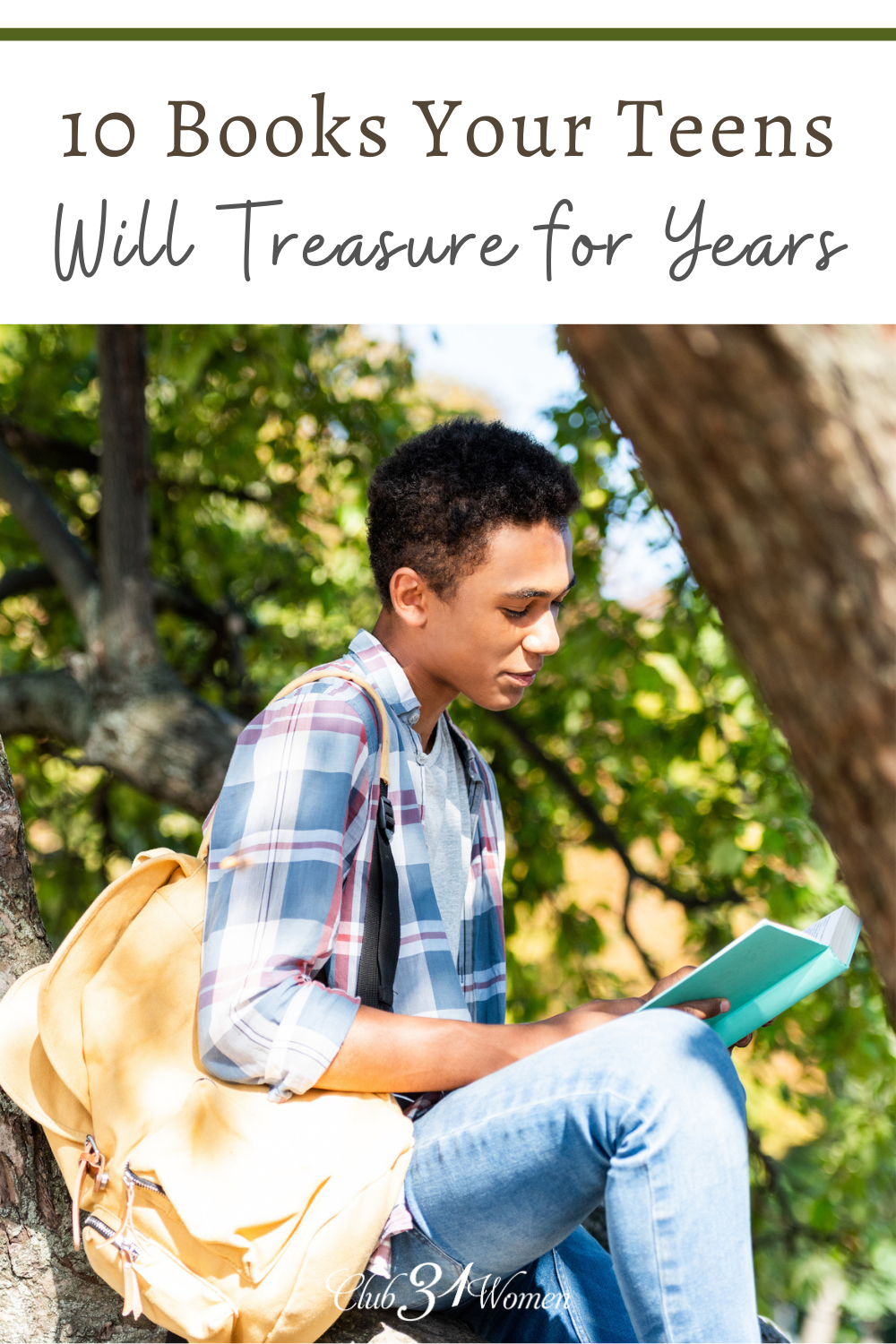 Does your teen need a challenge to what they are reading--or some encouragement to read at all? This list is sure to offer both! via @Club31Women