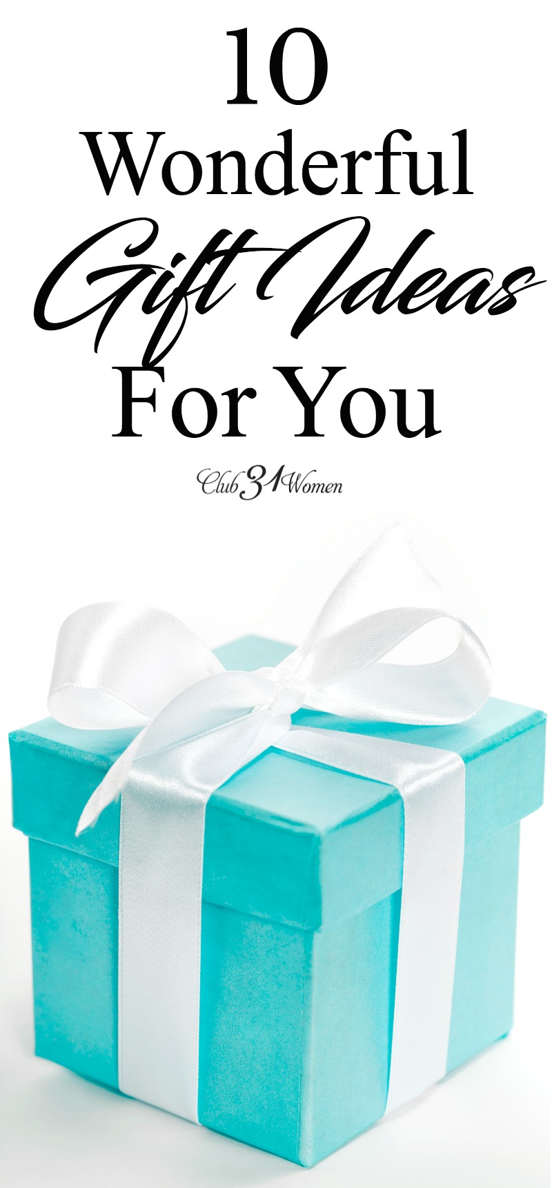 If you're looking for some wonderful gift ideas for those special friends or family members, I hope you'll find this a fantastic place to start!! via @Club31Women
