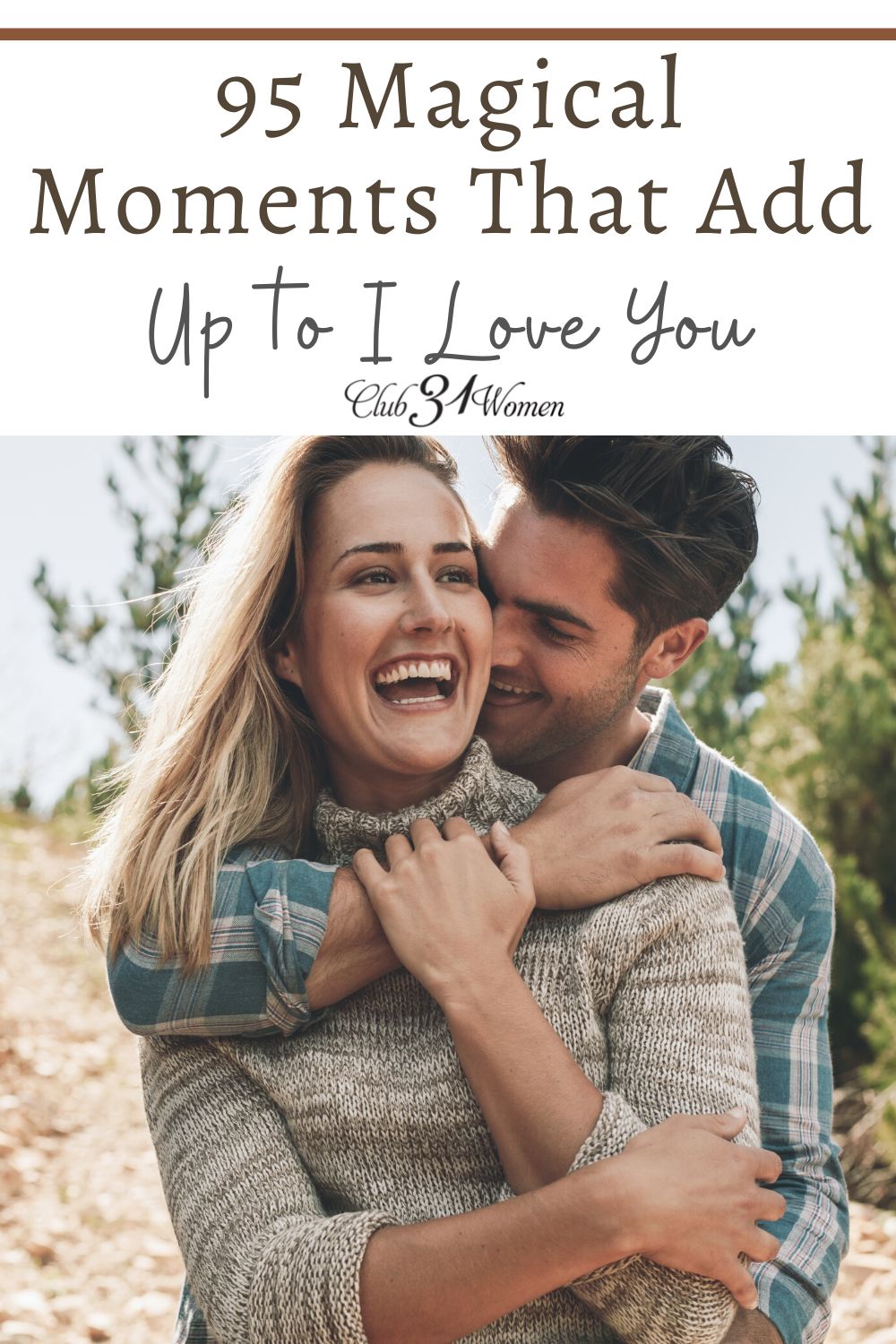 What is a loving marriage really made up of? The power of everyday, ordinary moments to say, "I love you"!  via @Club31Women