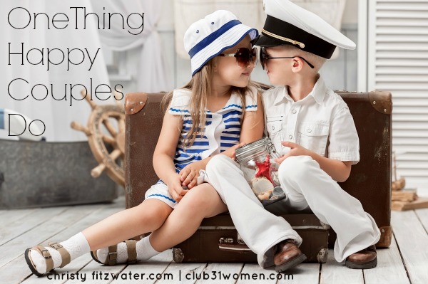 One Thing Happy Couples Do