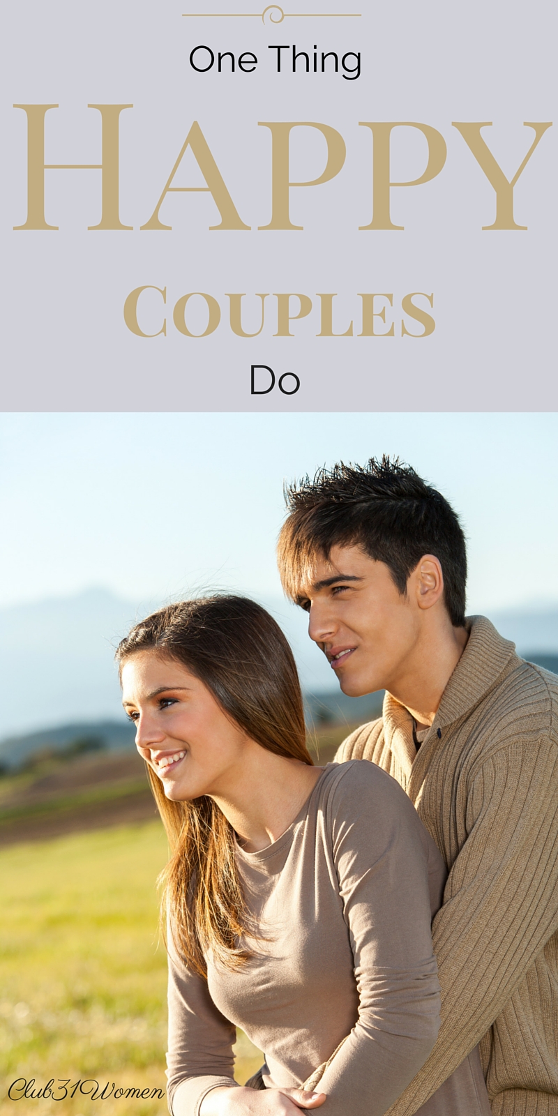 One Thing Happy Couples Do via @Club31Women