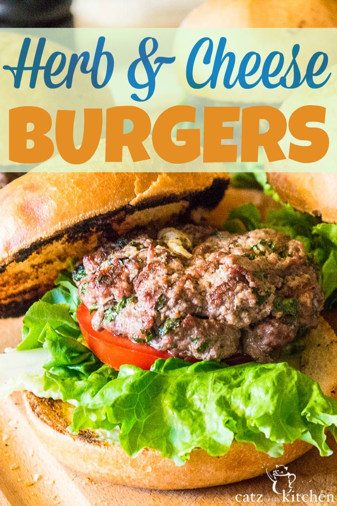 Not Just Any Burger: The Delicious Herb and Cheese Burger