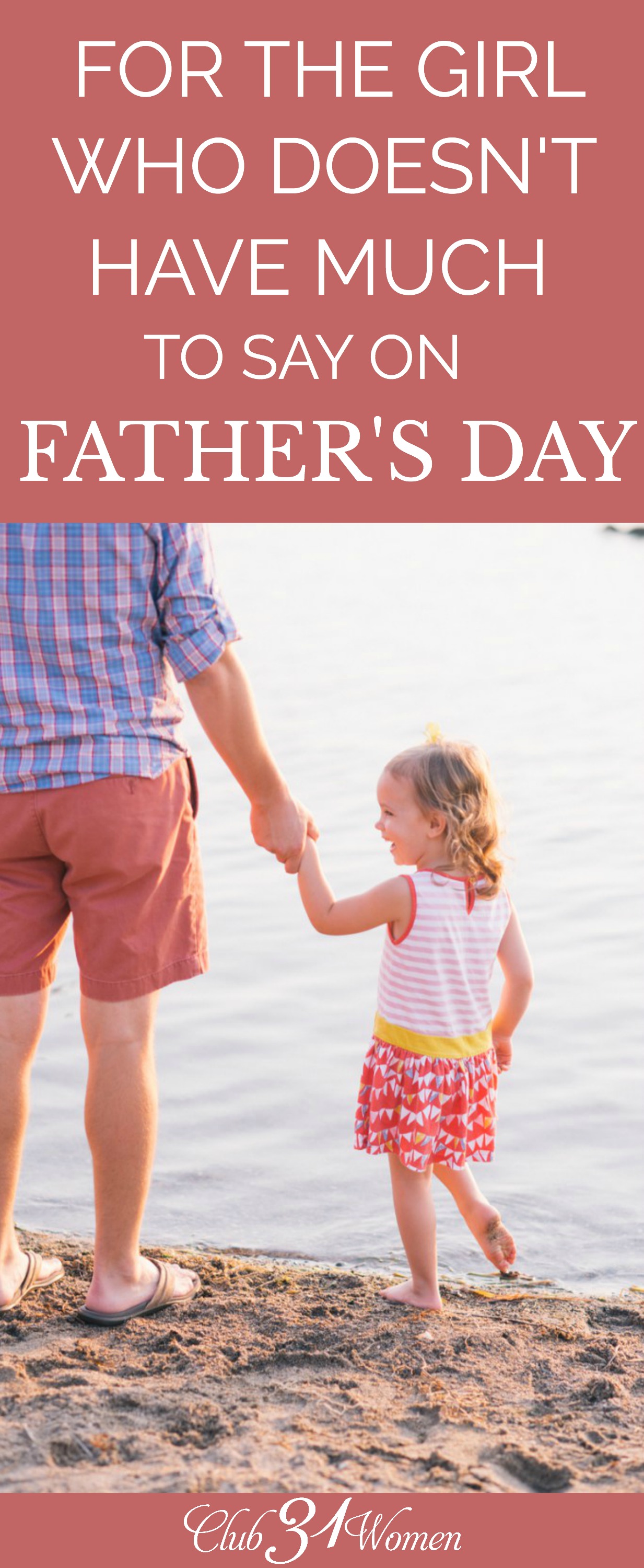 Maybe the most you can do on Father's Day is try and imagine what a kind and caring father would be like because that certainly wasn't your experience. Here's hope for you... via @Club31Women