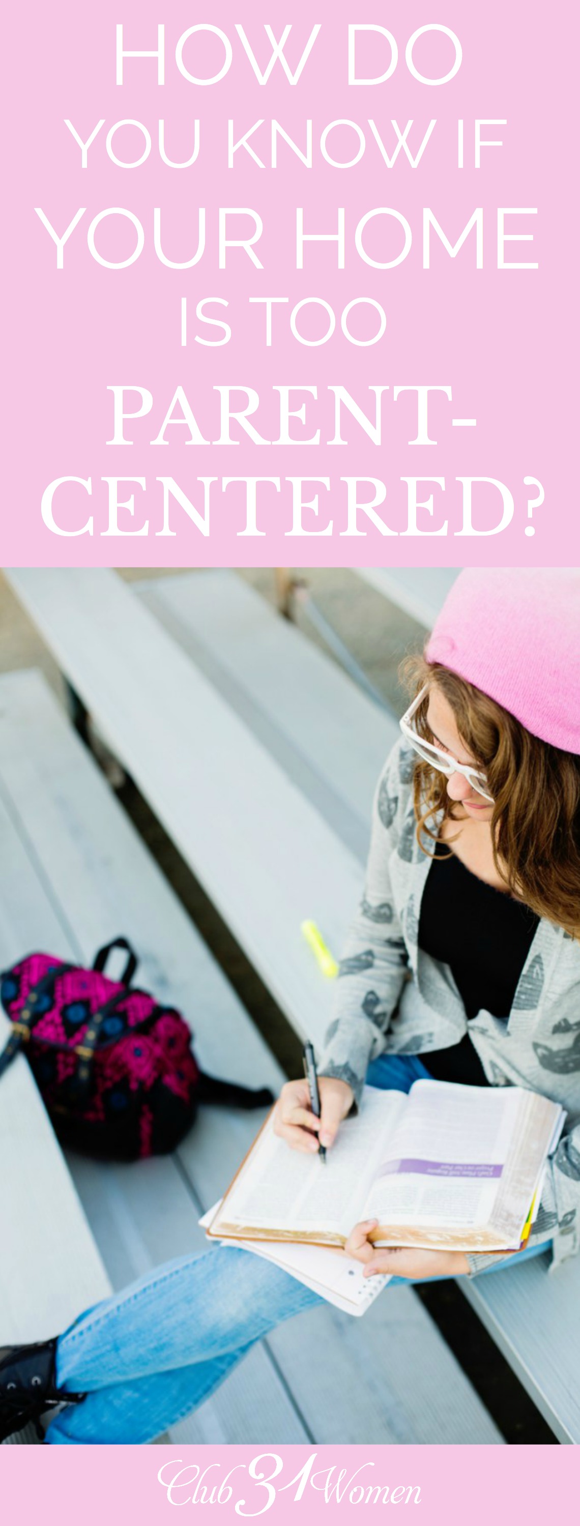 Do you tend to allow your personal preferences make decisions in your parenting? Sometimes we can allow our own selfishness dictate non-issues in our home. via @Club31Women