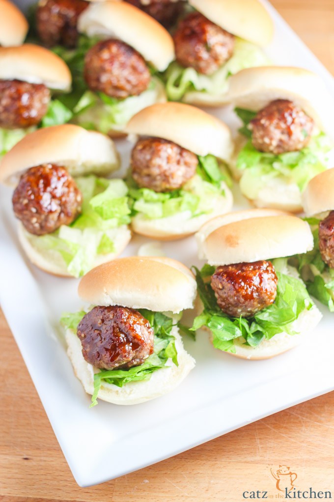 Chinese Meatball Sliders