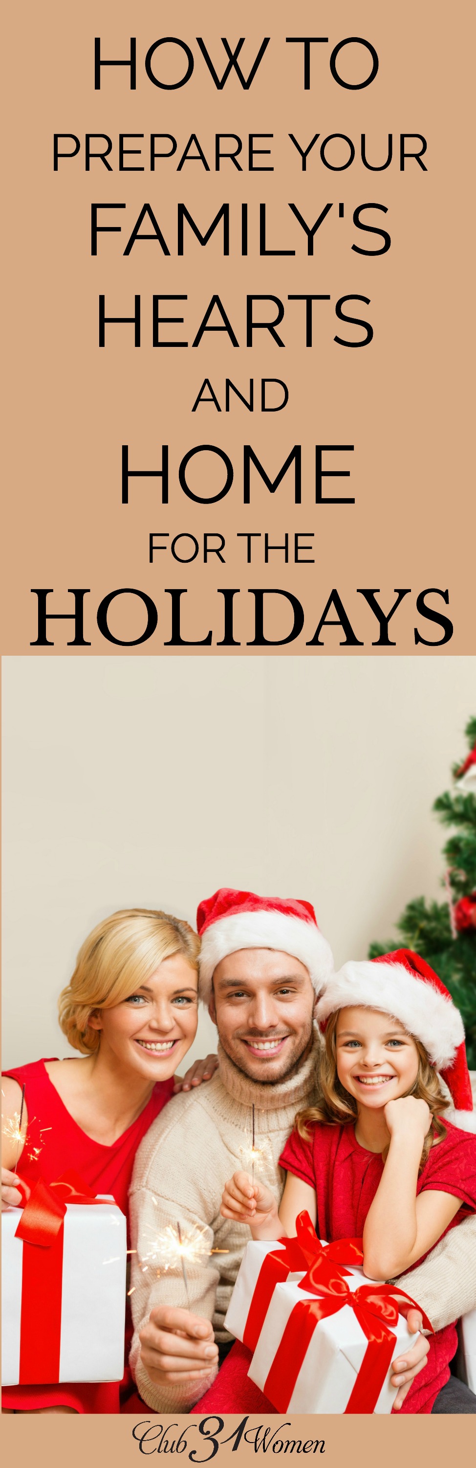 How can you help prepare your family's hearts and home for the coming holidays? Here are a few things we do to keep stress low and spirits high. via @Club31Women