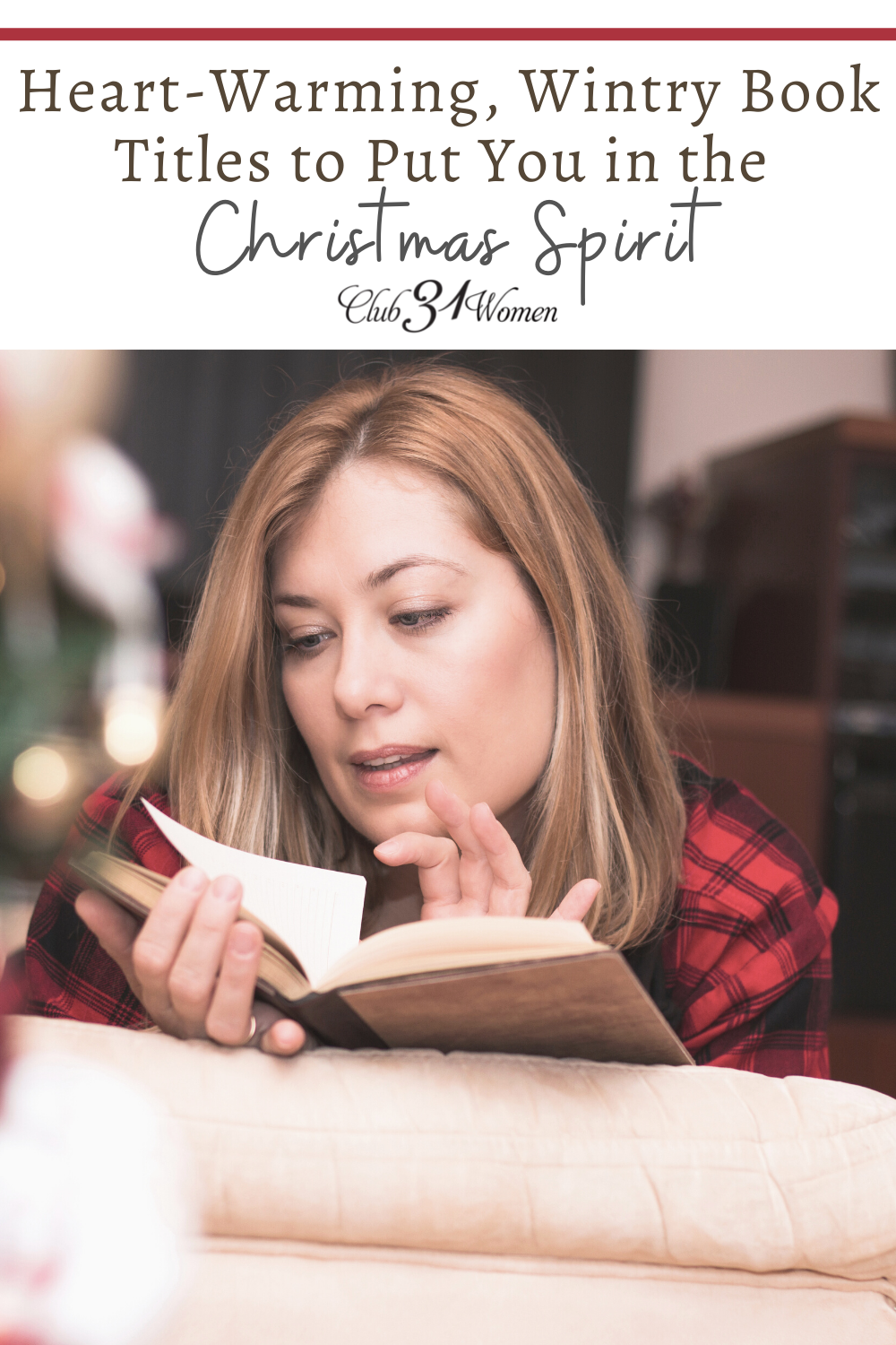 Sometimes stress or being overwhelmed can suck the Christmas Spirit right out of us. Here is a wonderful list of books to help revive it for you! via @Club31Women