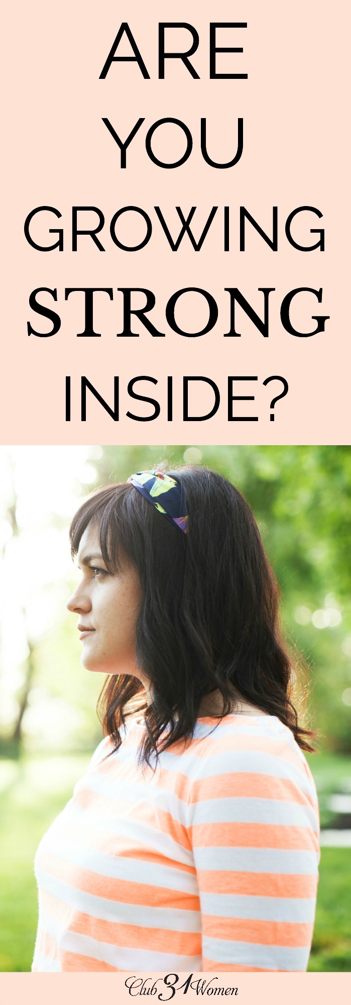 Are you growing strong spiritually? Here are a few ways to ensure you're exercising your spiritual muscles so you can become a godly woman of strength. via @Club31Women