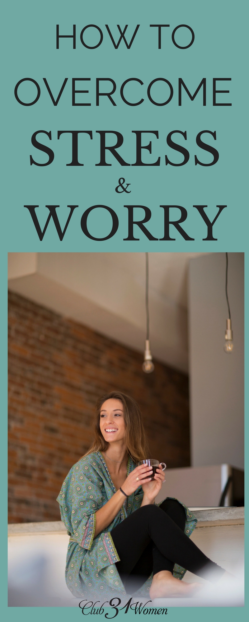 Do you struggle with stress and worry? Here are two reasons why that might be, as well as some practical ways to find more peace in each day!  via @Club31Women