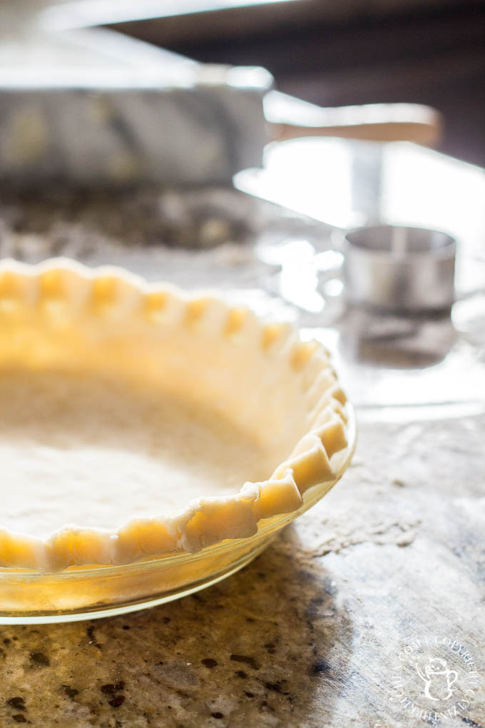 What makes this delicious, crumbly apple pie an Irish apple pie? We can't say for sure, but if this is what being Irish tastes like, we're in!