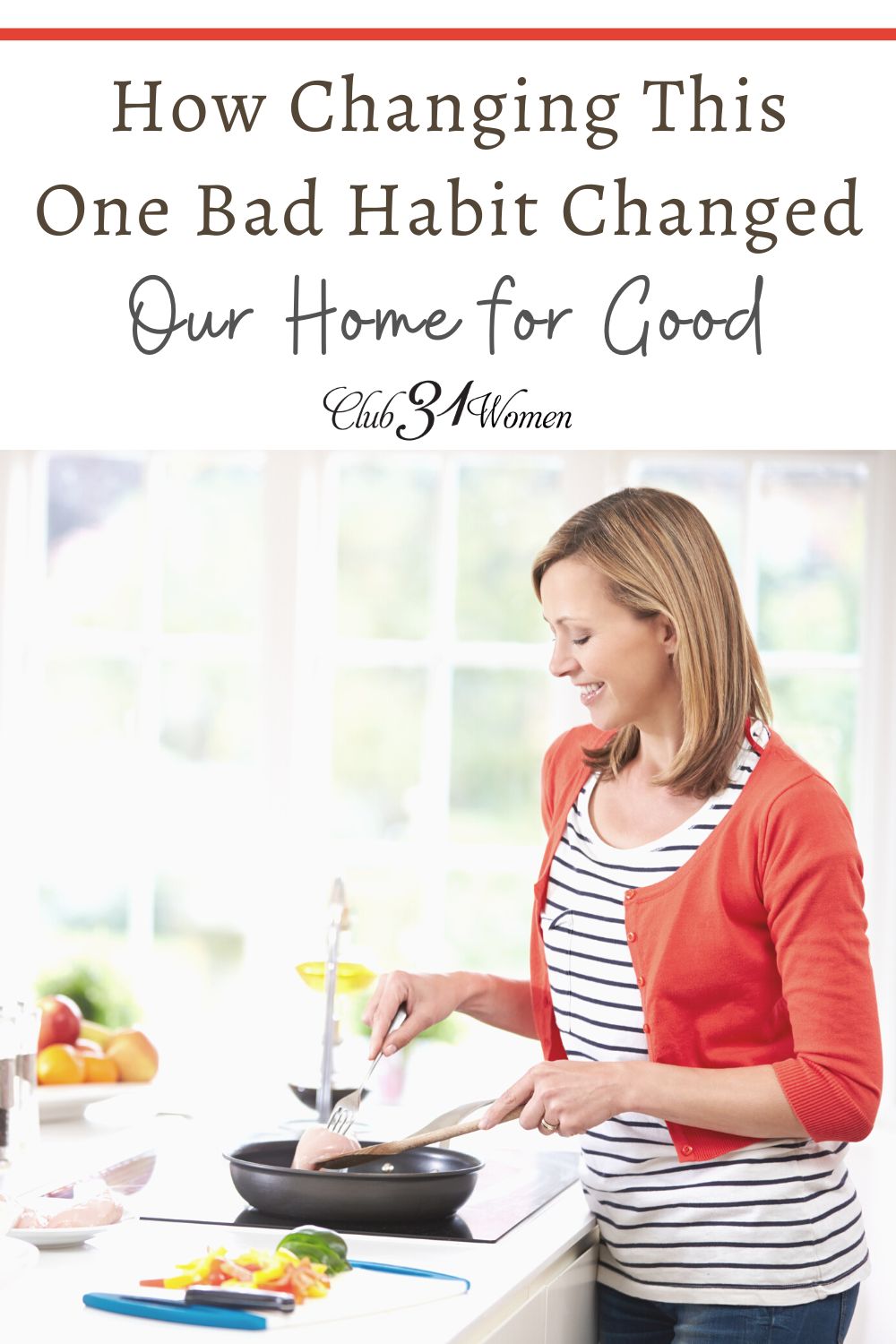 Who would've thought changing this one bad habit would make such a difference? Here's a simple, but powerful way to breathe life back into your home. ~ Club31Women via @Club31Women