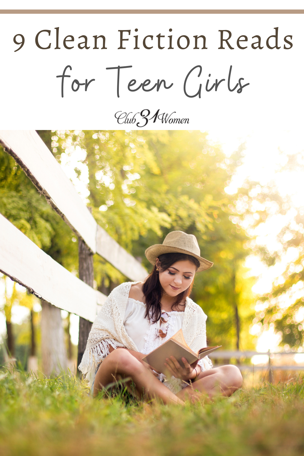 It can be difficult to find good, clean fiction reads for teen girls today. We hope this list will get you started in the right direction. via @Club31Women