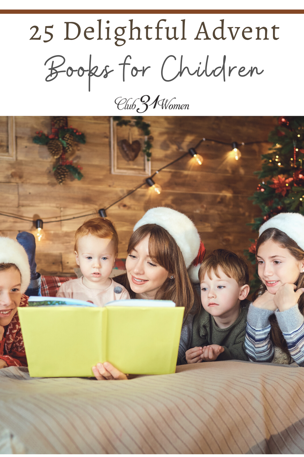 Enjoy some festive and wonderful ways to spark conversation about the real reason we celebrate Christmas through these delightful Christmas books! via @Club31Women