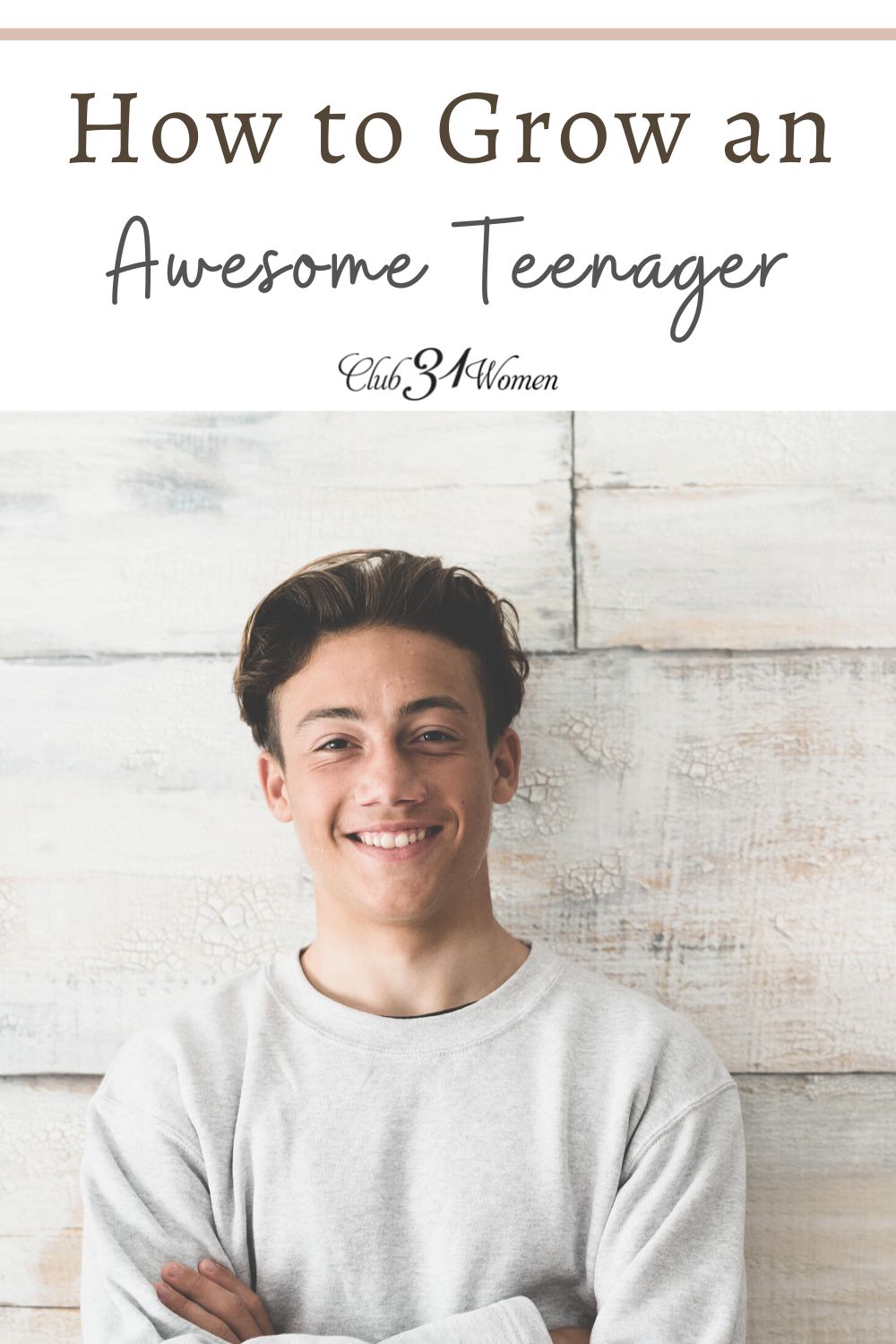 Such an encouraging post! How do you grow an awesome teenager? Is such a thing even possible? Yes! Offering hope that enjoyable teen years can be yours. via @Club31Women