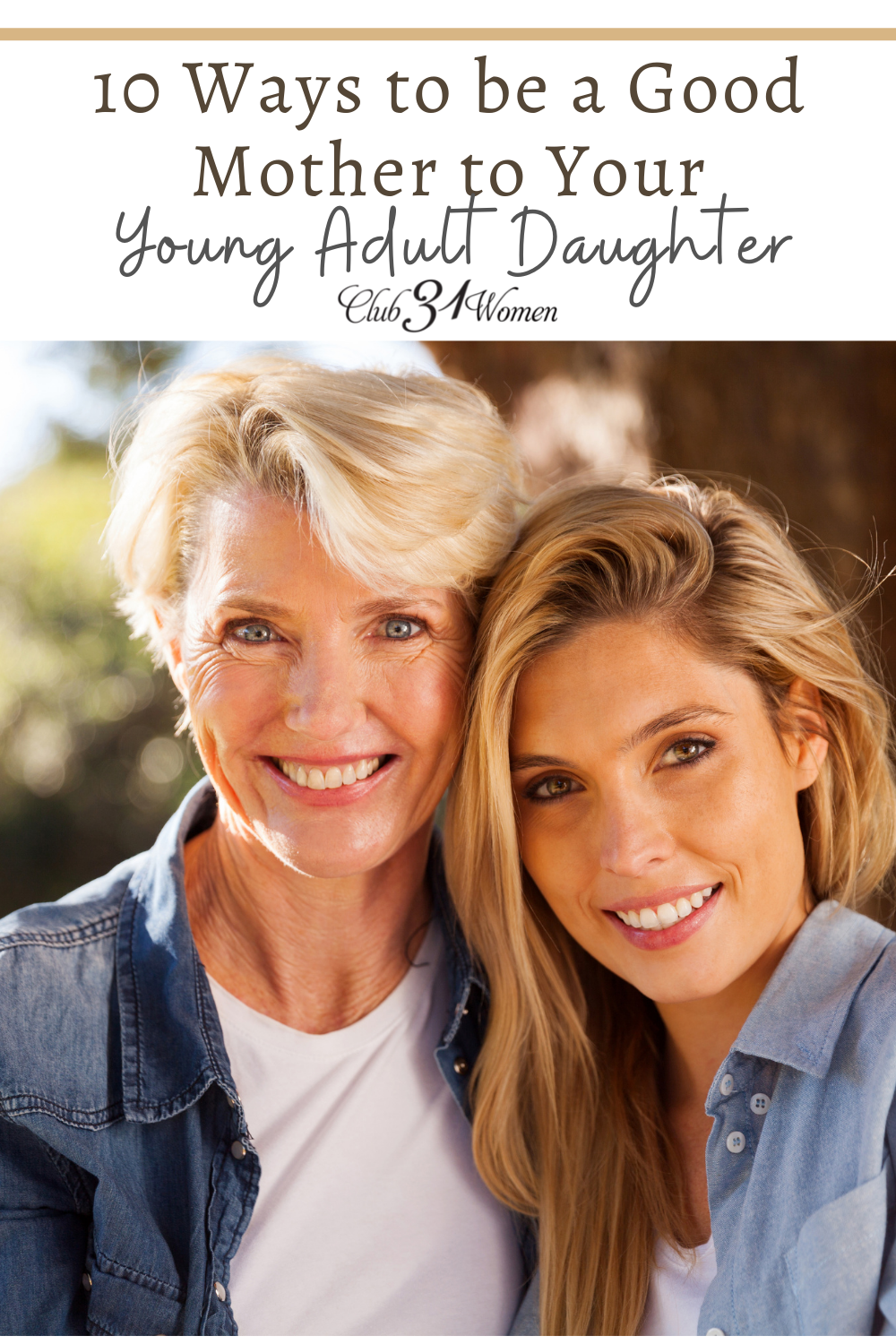 If you're going through a hard season in your relationship with your young adult daughter, take heart. Some creative ideas for nurturing your relationship. via @Club31Women