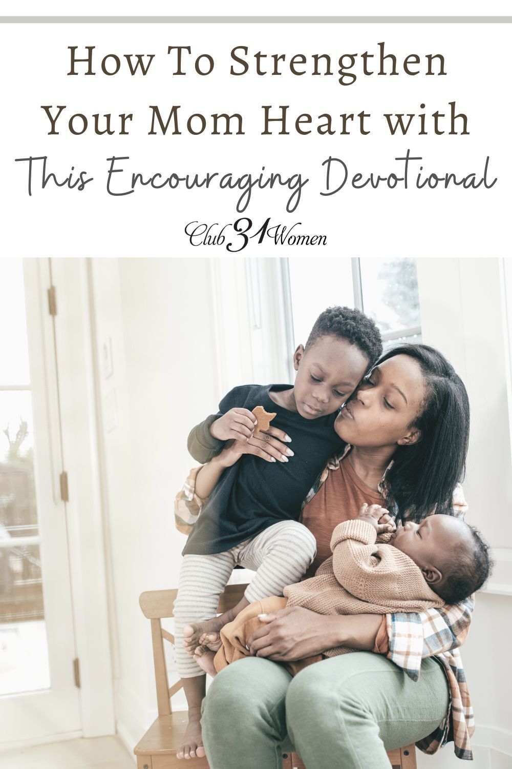 As a mom, we need lifegiving encouragement. When we can receive that, we can be lifegiving mothers. This resource will touch your heart and spirit as a mom! via @Club31Women