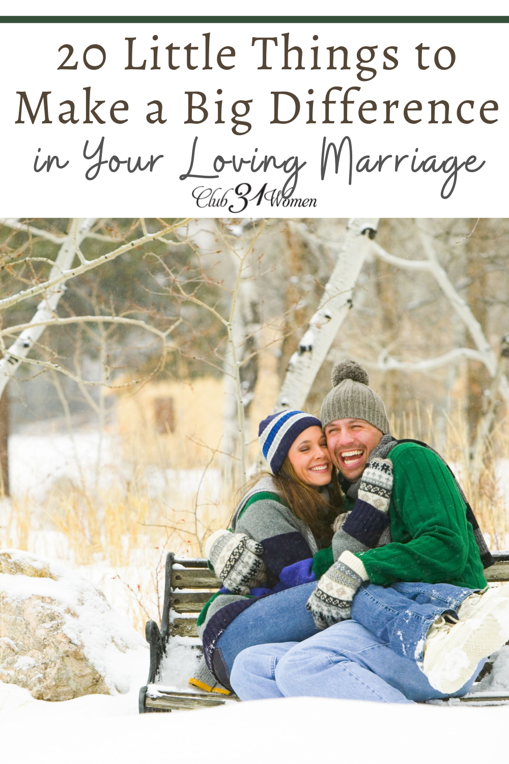 What goes into a joyful and loving marriage? So much is made up of these small things. So beloved bride -whether newly married or not- here's a gift for you! ~ Club31Women via @Club31Women