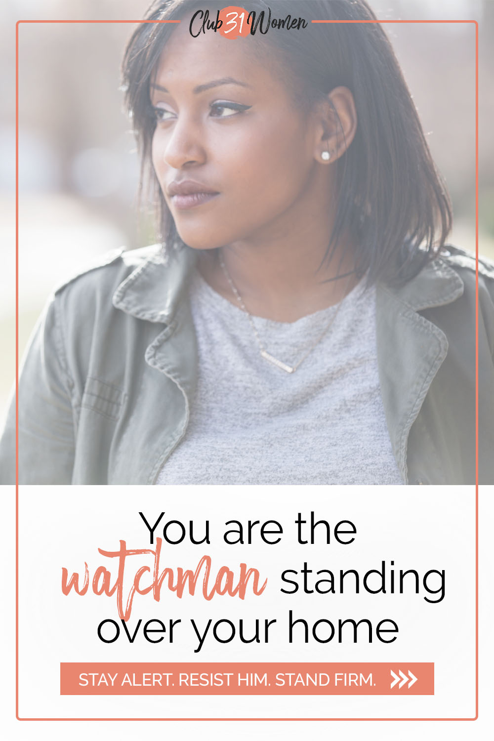 As moms who shoulder a lot of the decisions in our homes, thank God that we have a heavenly watchman and nothing escapes His gaze. via @Club31Women