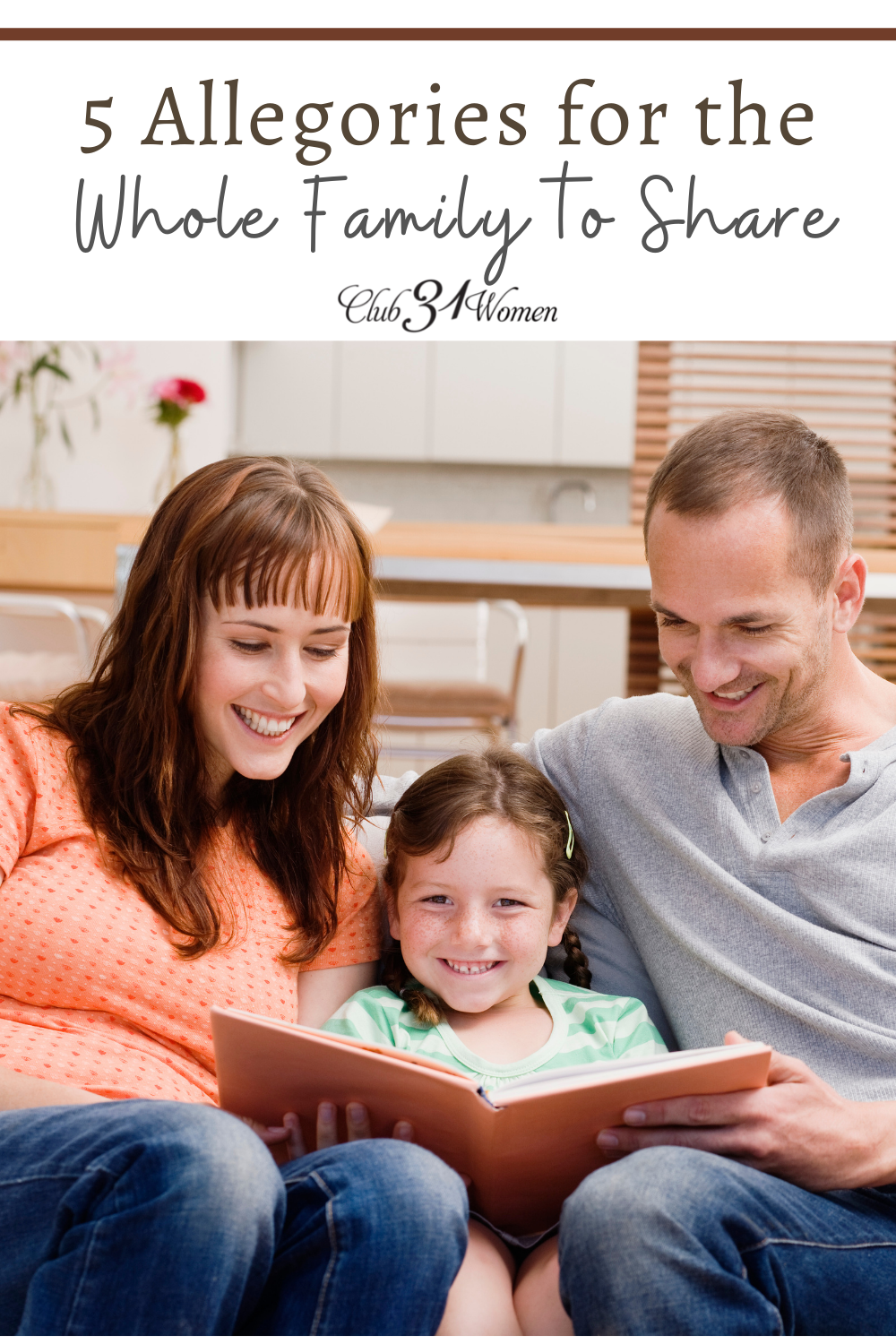 It's always fun to find a book the whole family will enjoy. This list of allegories are a delightful way to spend together as a family! via @Club31Women