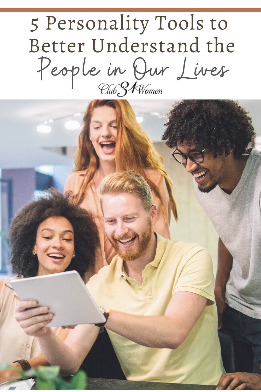 Wouldn't it be great to have some personality tools to help us better understand and interact with the people in our lives? Well, help is here! via @Club31Women