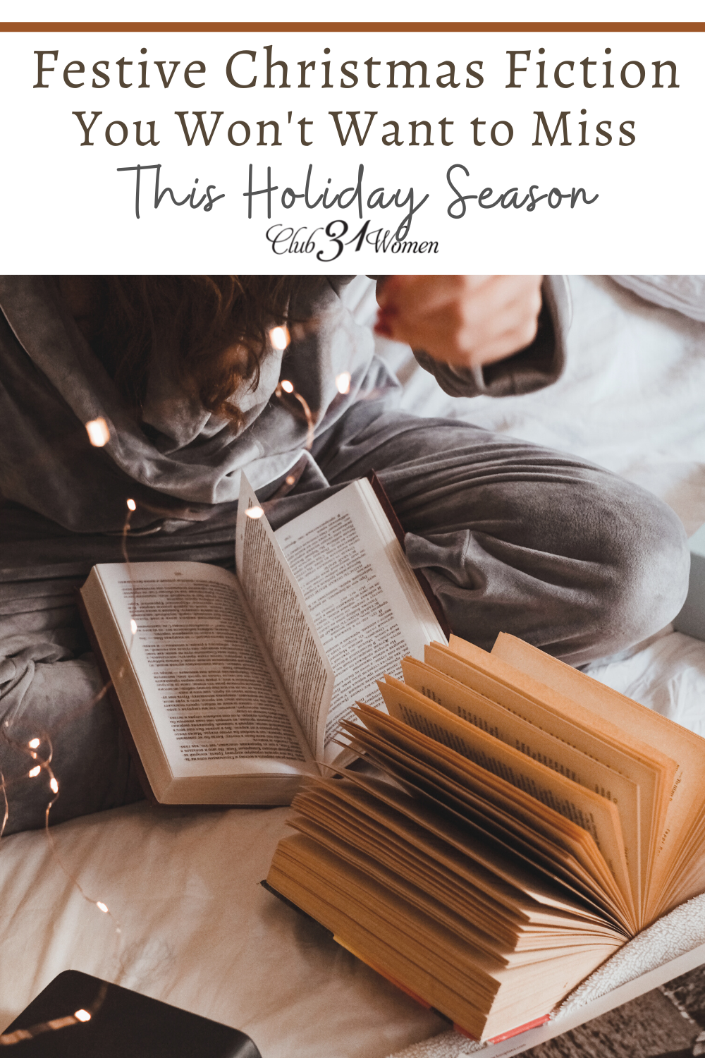 Christmas fiction can really help foster that festive holiday spirit or continue to nurture the one you already have going on! via @Club31Women