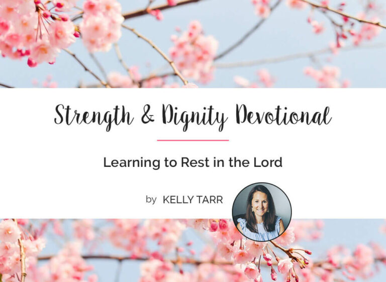Learning to Rest in the Lord