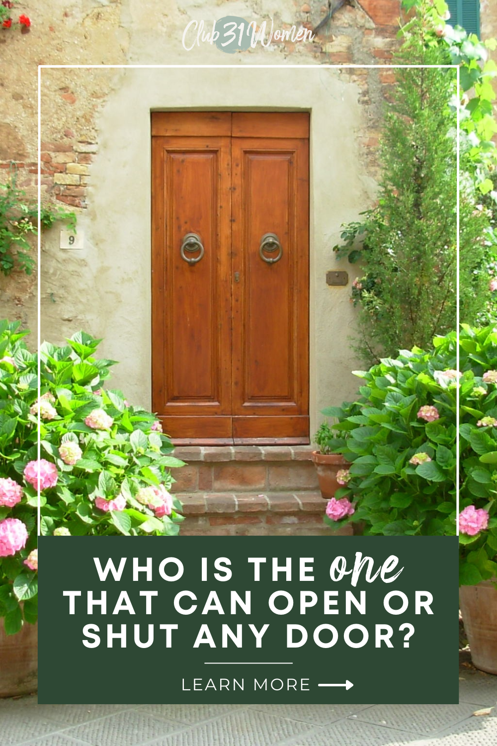 An Open Door That No One Can Shut via @Club31Women