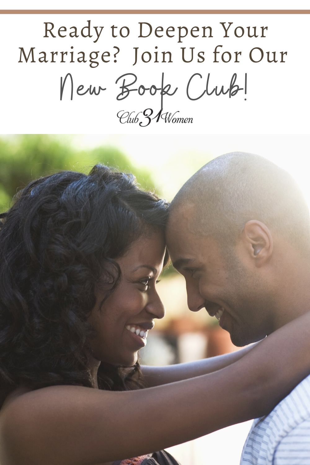 A good book club with a great community sounds so refreshing! We would love you to join us as we deepen our marriages together! via @Club31Women