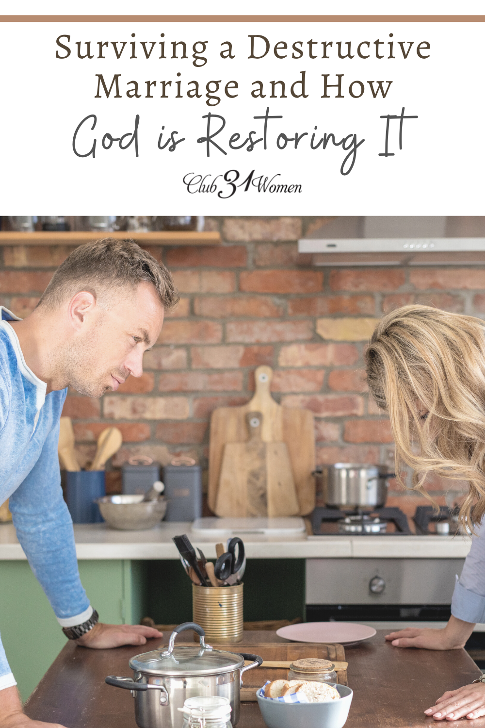 What do you do when you find yourself in a destructive marriage? It can be both devastating yet enlightening but leave you confused. via @Club31Women