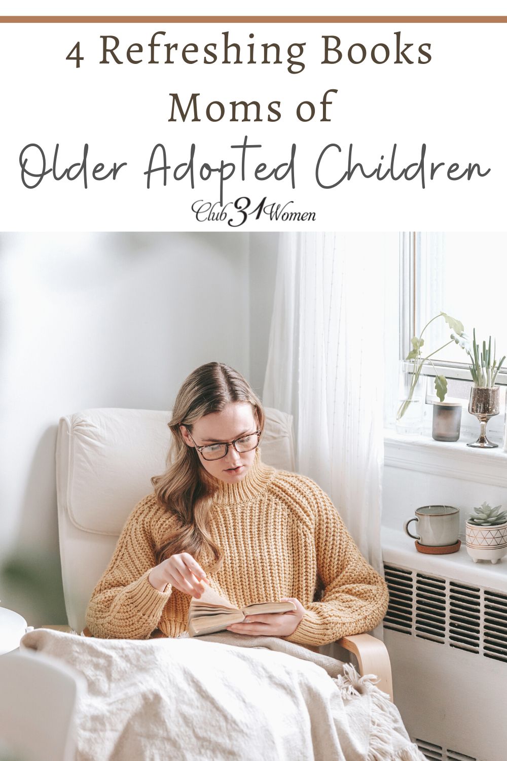 If you're the parent of older, adopted children, this list of amazing books, hand-picked just for you, may be the refreshing you need! via @Club31Women