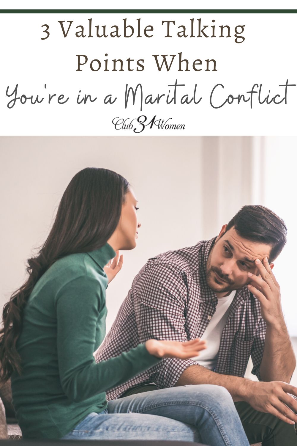 Marital conflict is inevitable but there are ways to gain a deeper understanding of why you may be in conflict in the first place. via @Club31Women