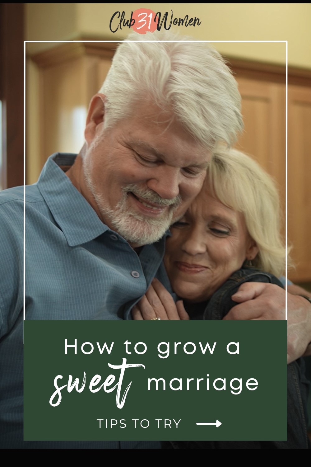 Would you like to build a sweet marriage? No matter where your relationship is at, here is a simple, but powerful way you can start right now! via @Club31Women