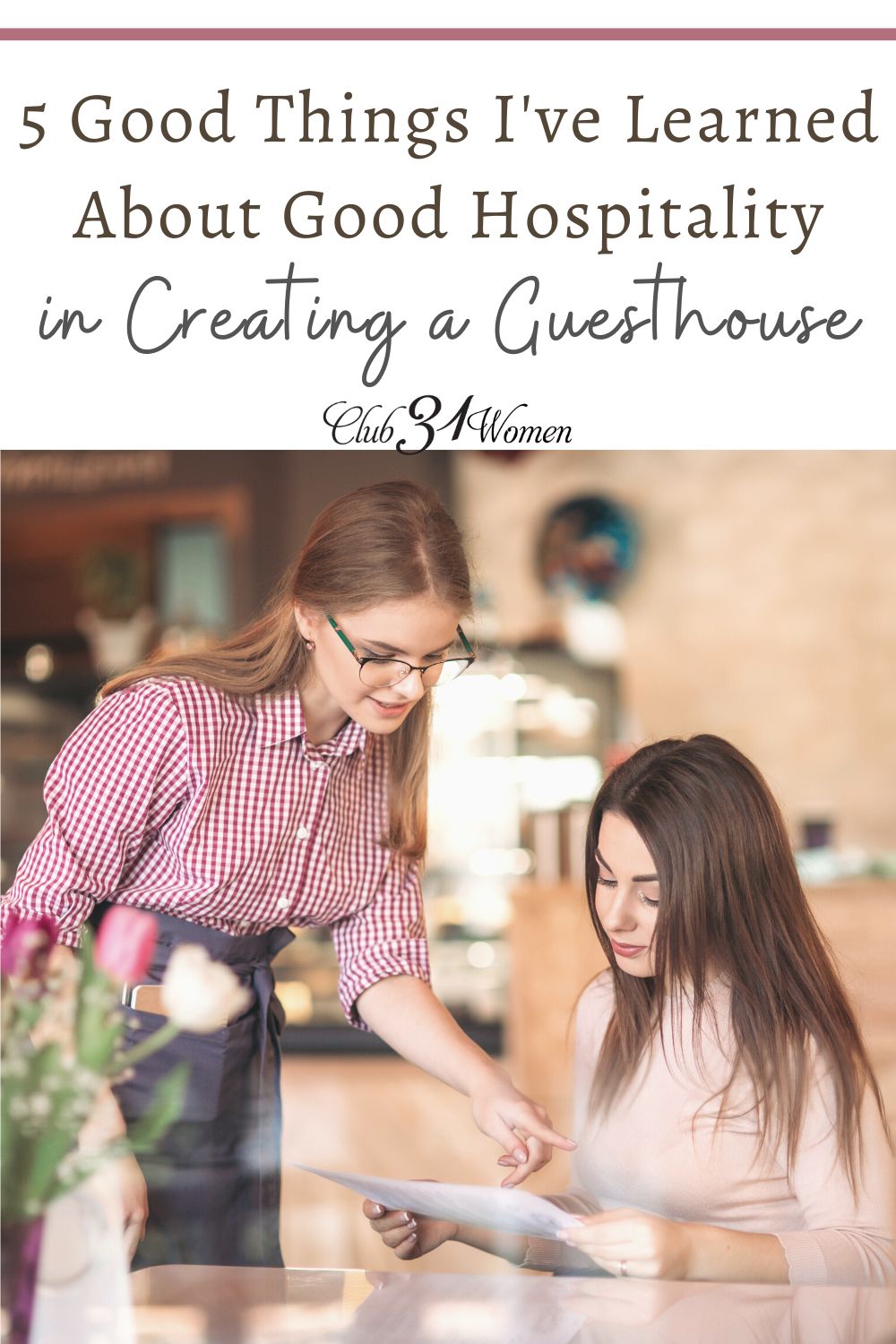 Good hospitality may not be your forte, but it's in the simplest ways that we can help our guests feel welcomed and cared for. via @Club31Women