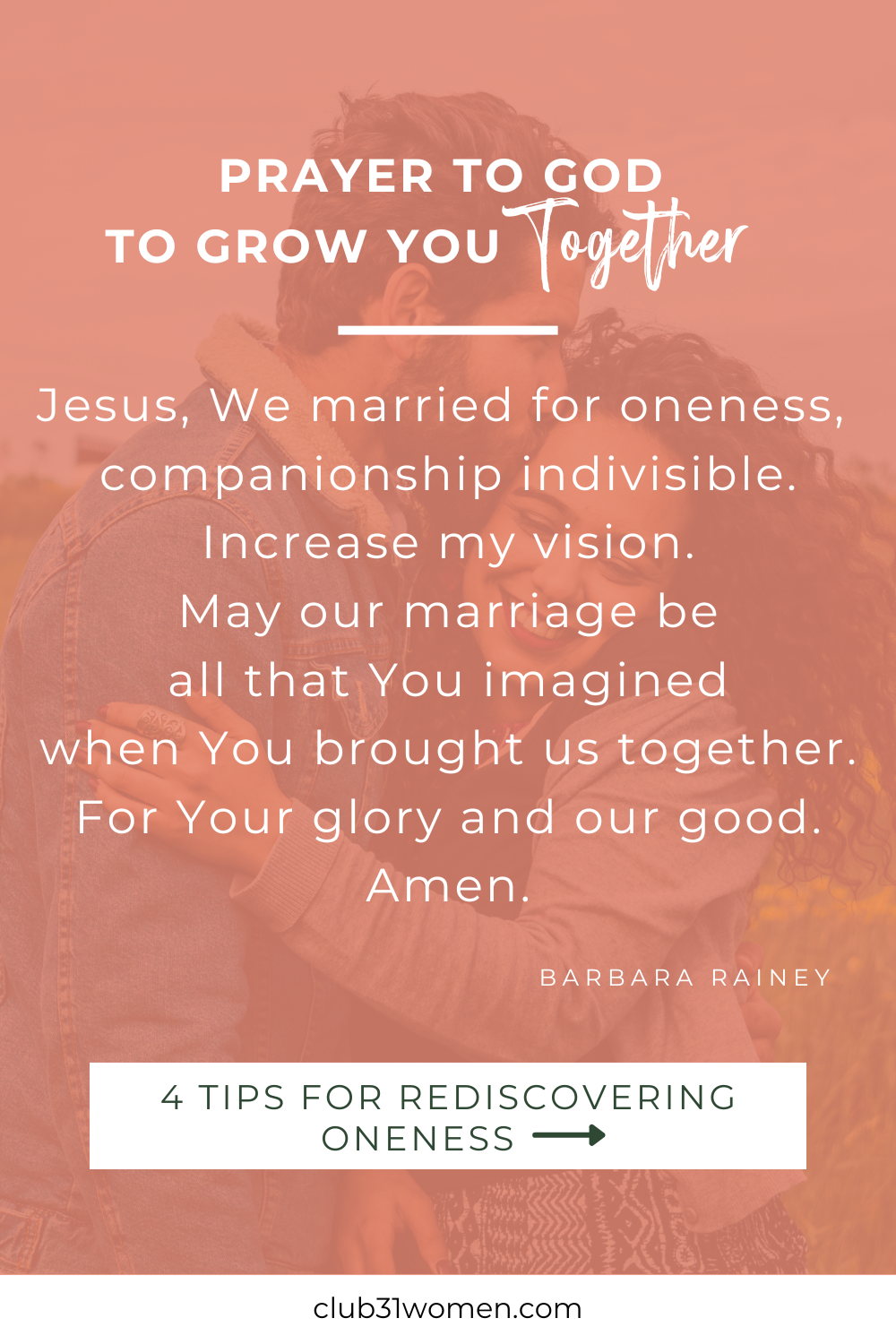 From ‘I Do’ to ‘We Still Do’: 4 Tips for Rediscovering Oneness in Marriage via @Club31Women