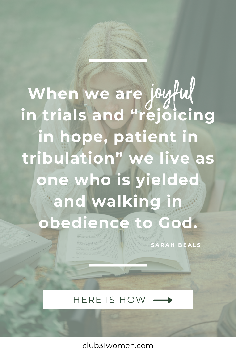The Joyful Journey Through Trials: Following the Example of Saints via @Club31Women