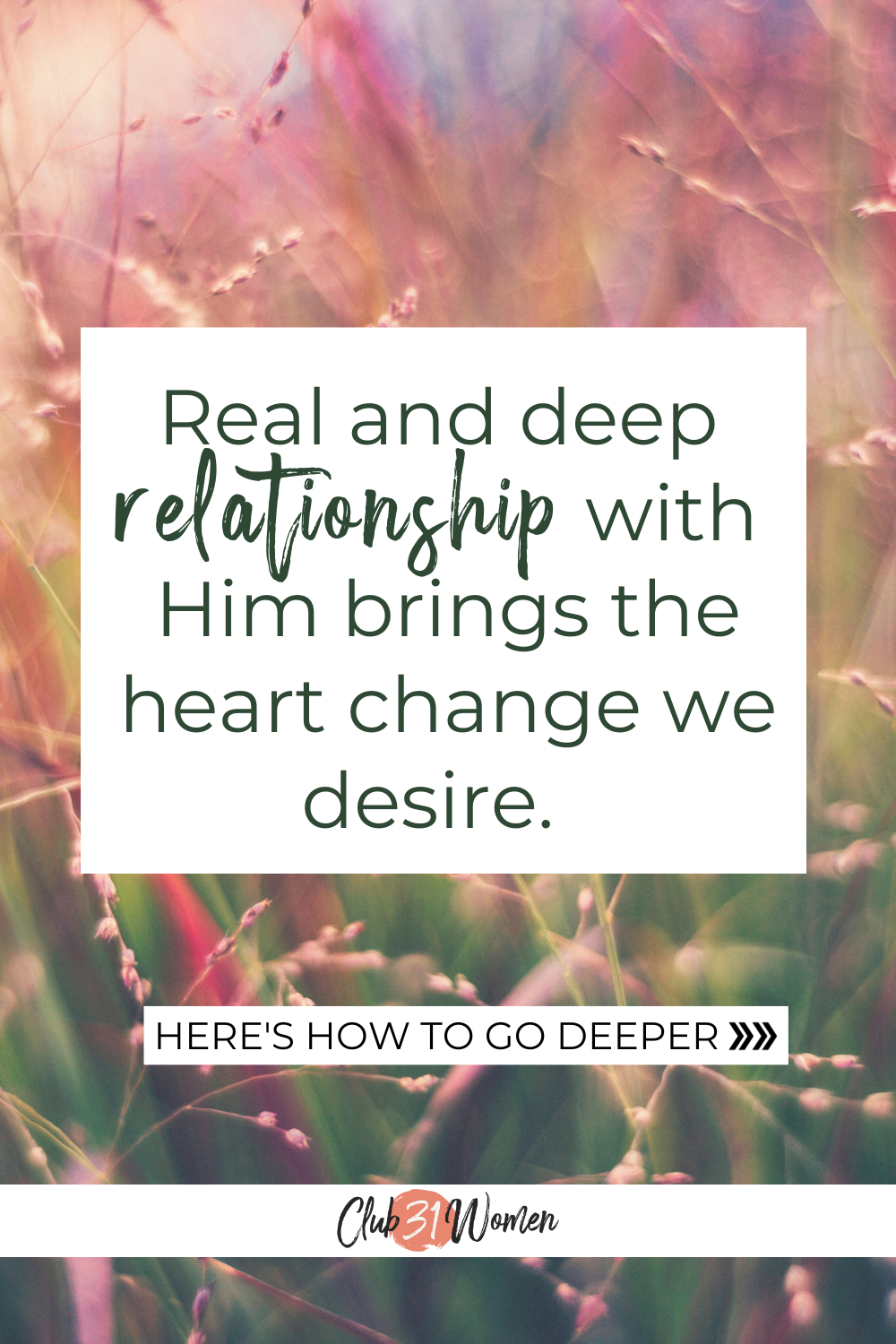 Our spiritual lives need to be fed in order to grow. What happens when we are taking in more than we can digest? How can we be transformed by Him? via @Club31Women