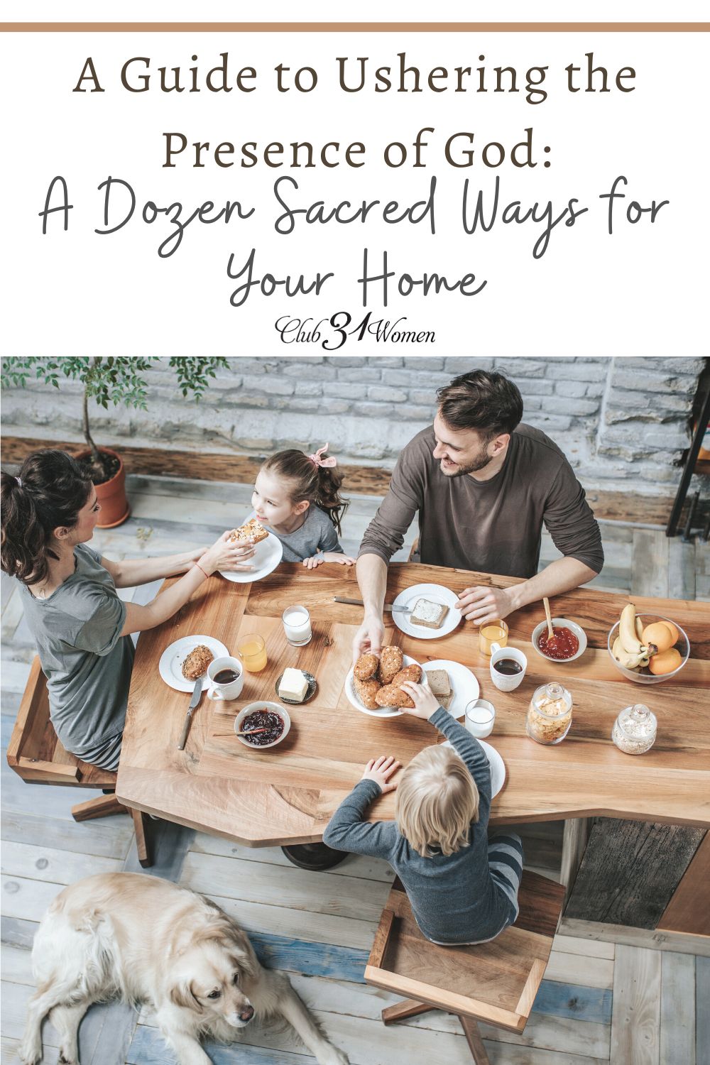 There are sacred ways you can invite the Holy Spirit to dwell in your home by dwelling in the hearts of you and your family. via @Club31Women
