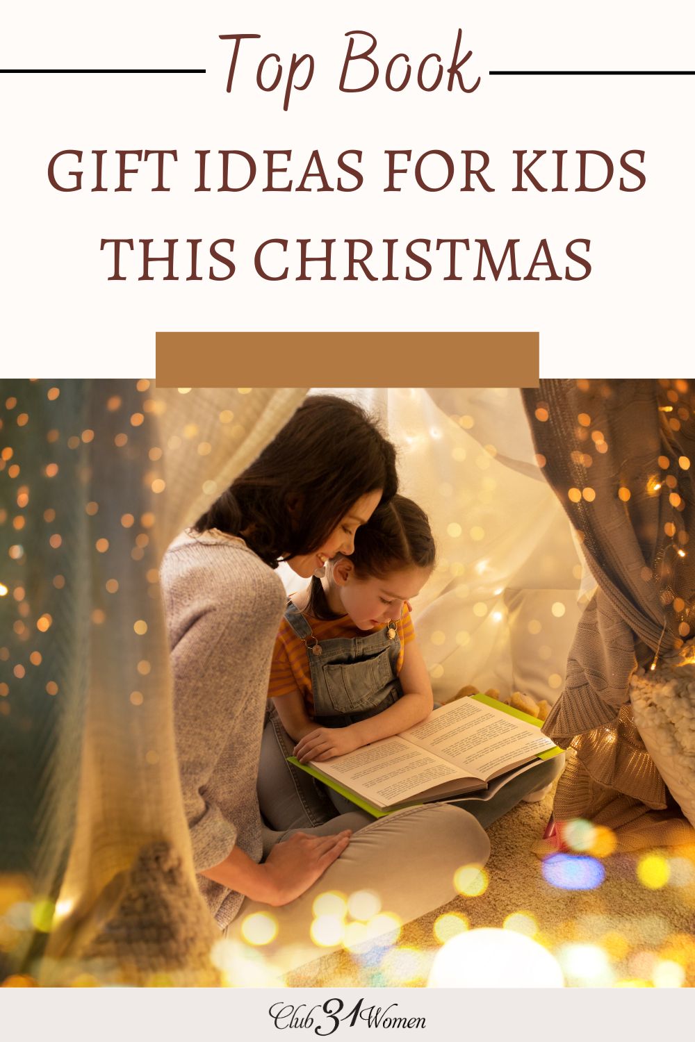 Books are one of the best gifts any child can receive! Here is a little list of some top book gift ideas for kids. via @Club31Women