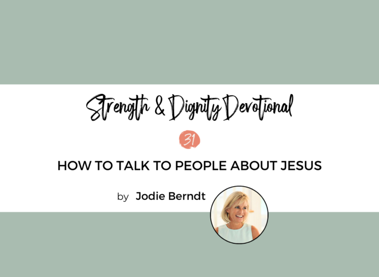 How to Talk to People about Jesus