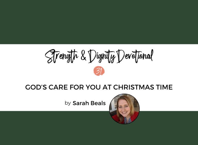 God’s Care for You At Christmas Time