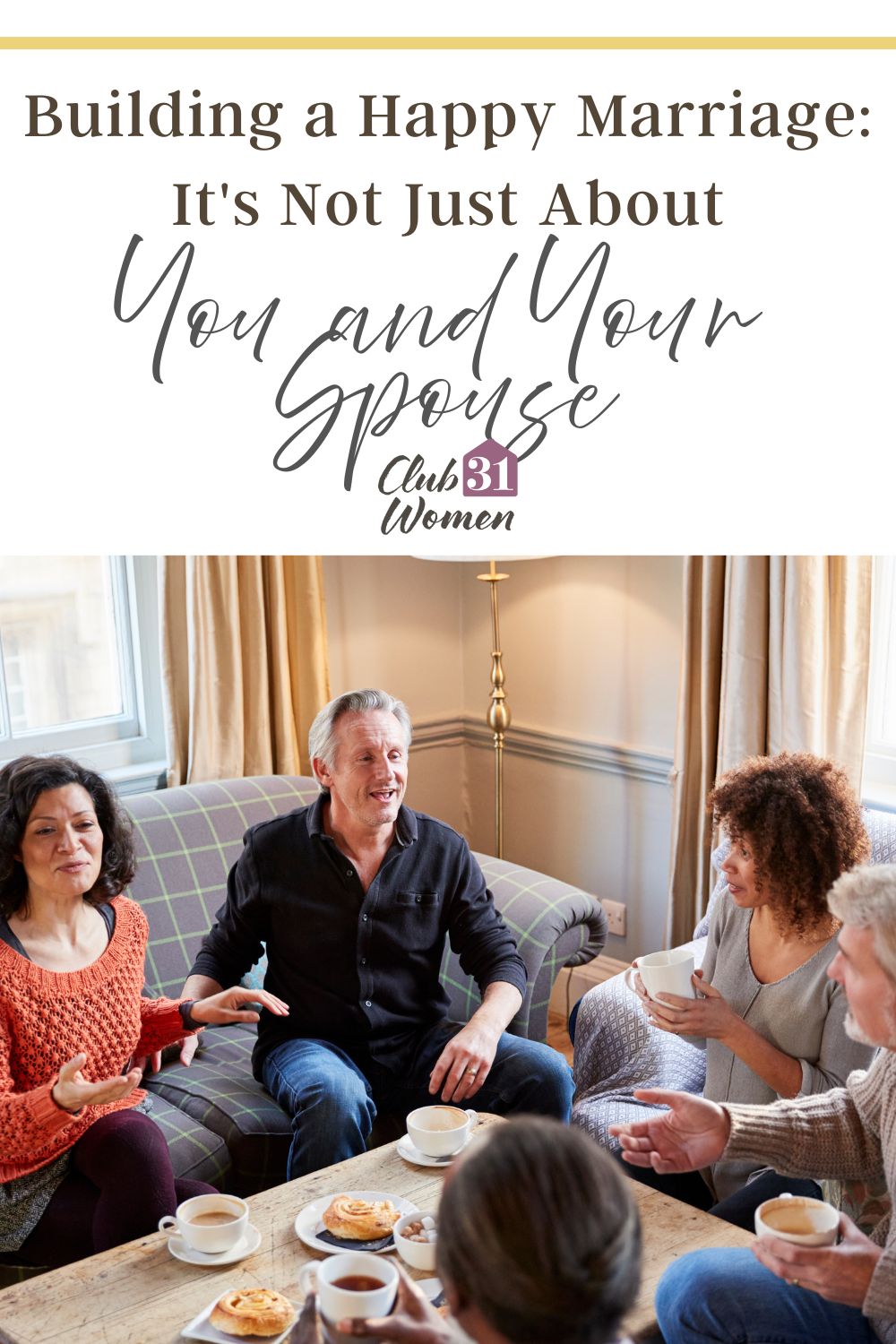 Creating a happy marriage depends on each spouse living for God and seeking to serve the other. It's not all about what you get from it. via @Club31Women