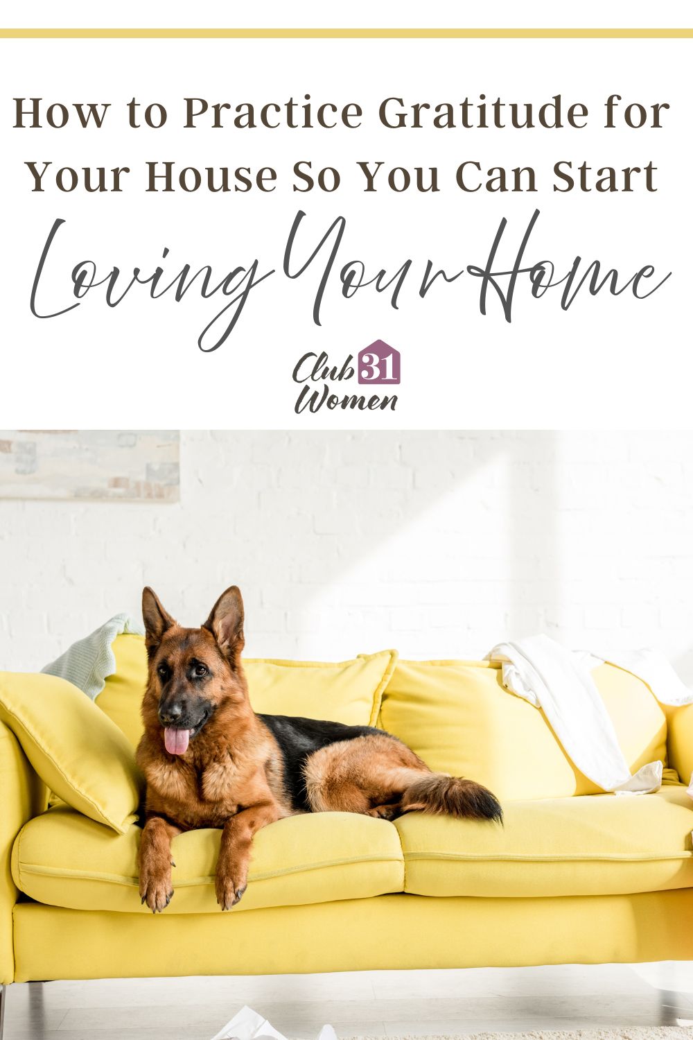 Learn more about creating a beautiful and clutter-free home on a budget and loving your home an investing in it. via @Club31Women