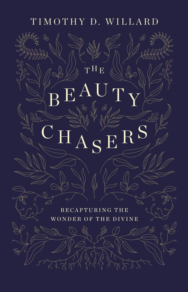 beauty Chaser book by Tim Willard with a dark blue background