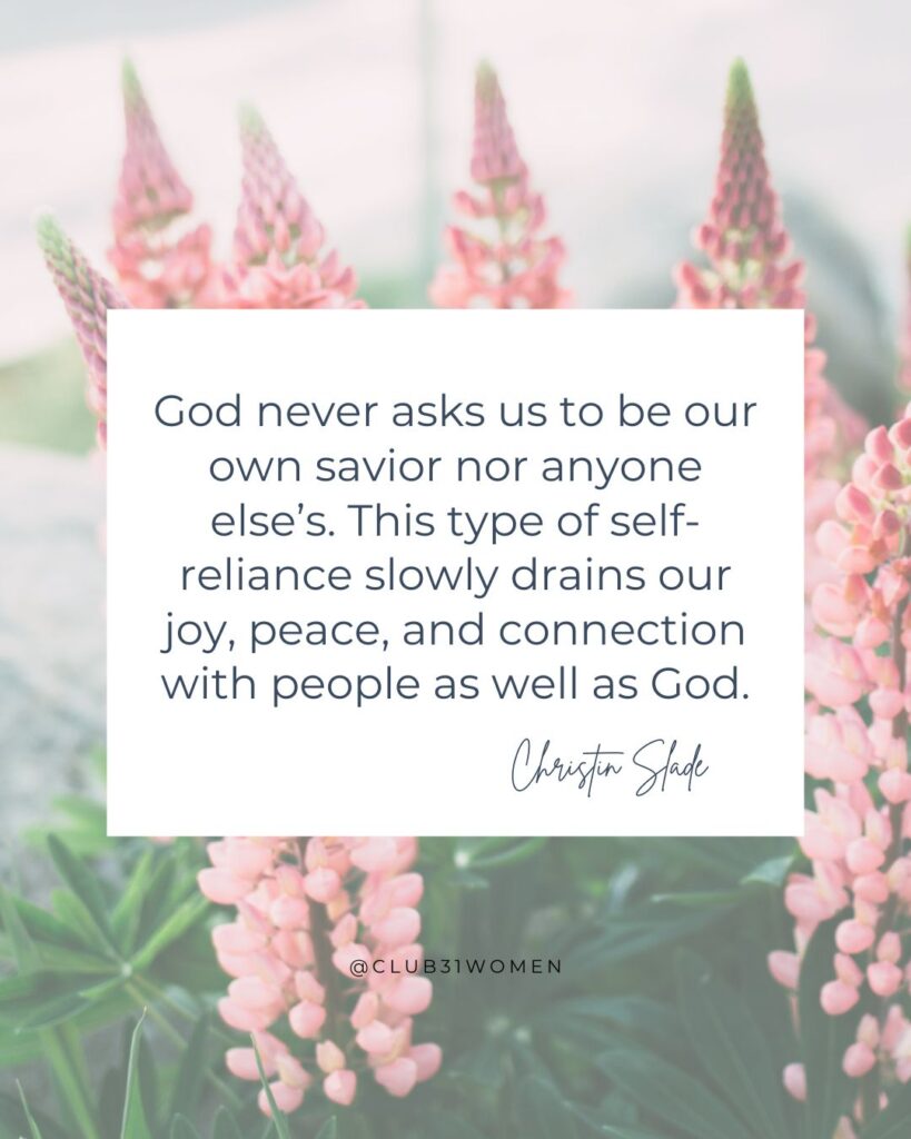 Discover 4 tips to help God restore a weary, over-responsible heart that tries to carry everything alone.