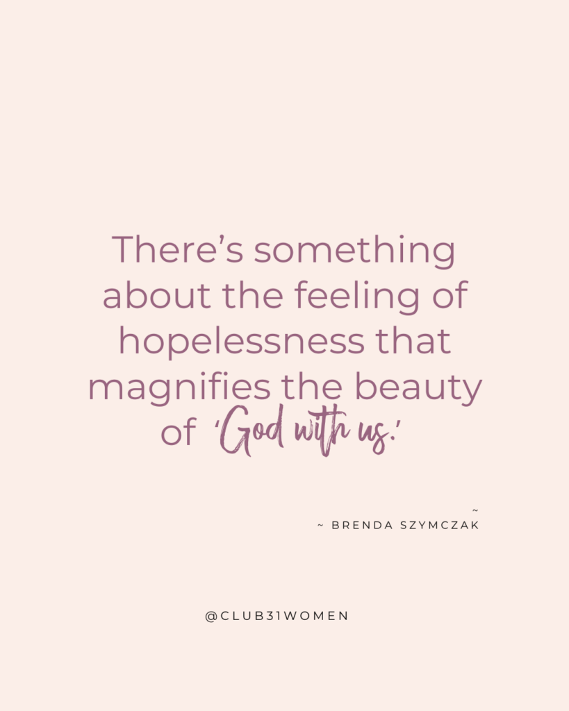 In seasons of waiting, loss, and unmet longing, true hope is found not in changed circumstances but in Immanuel—God with us.