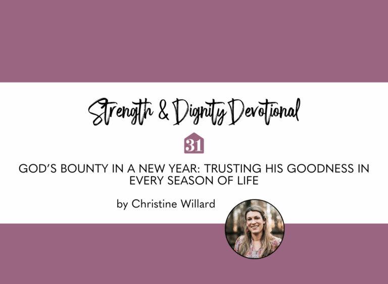 This devotional encourages readers to recognize God's abundance and blessings even amid life's challenges as they enter the new year.