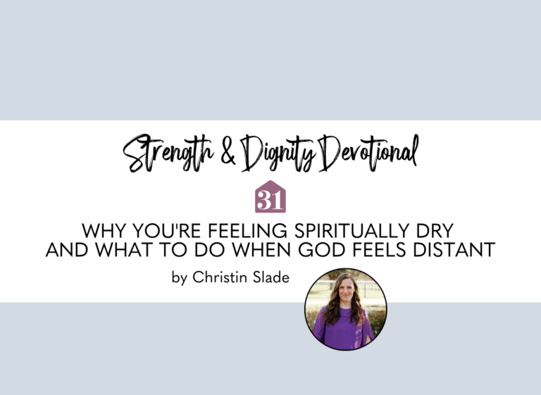 Feeling spiritually dry? Learn why noise and distraction drown out God's voice — and how to get back to His presence through stillness, His Word, and prayer.