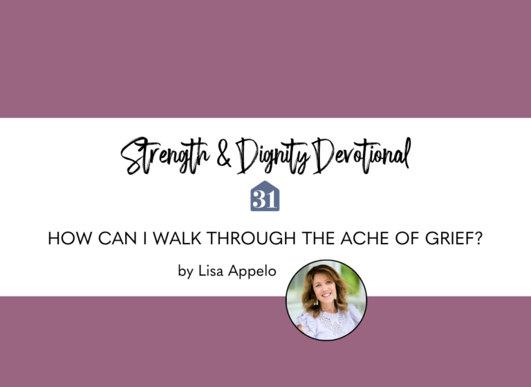 Walking through grief is possible when you let the Good Shepherd lead you through the pain instead of around it.