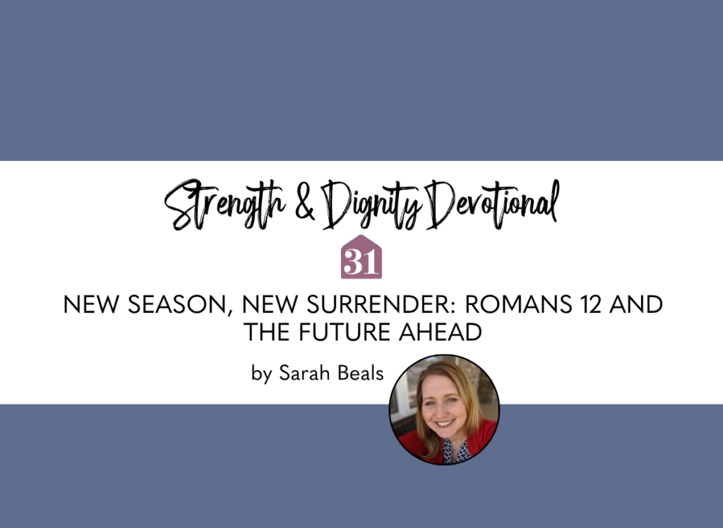 "This fall devotional explores the difference between your to-do list and your to-be list — and why Romans 12:1-2 is the best place to start any new season.
