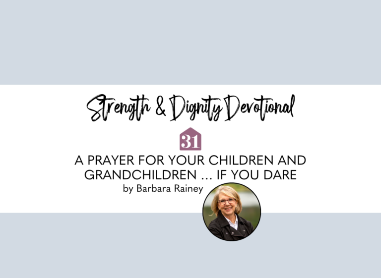 A powerful prayer devotional on trusting God's will for your children and grandchildren, inspired by biblical stories of Eli and Job.